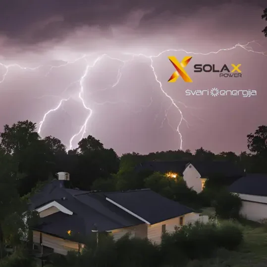 Solax hibridinės saulės elektrinės, kokia jų nauda